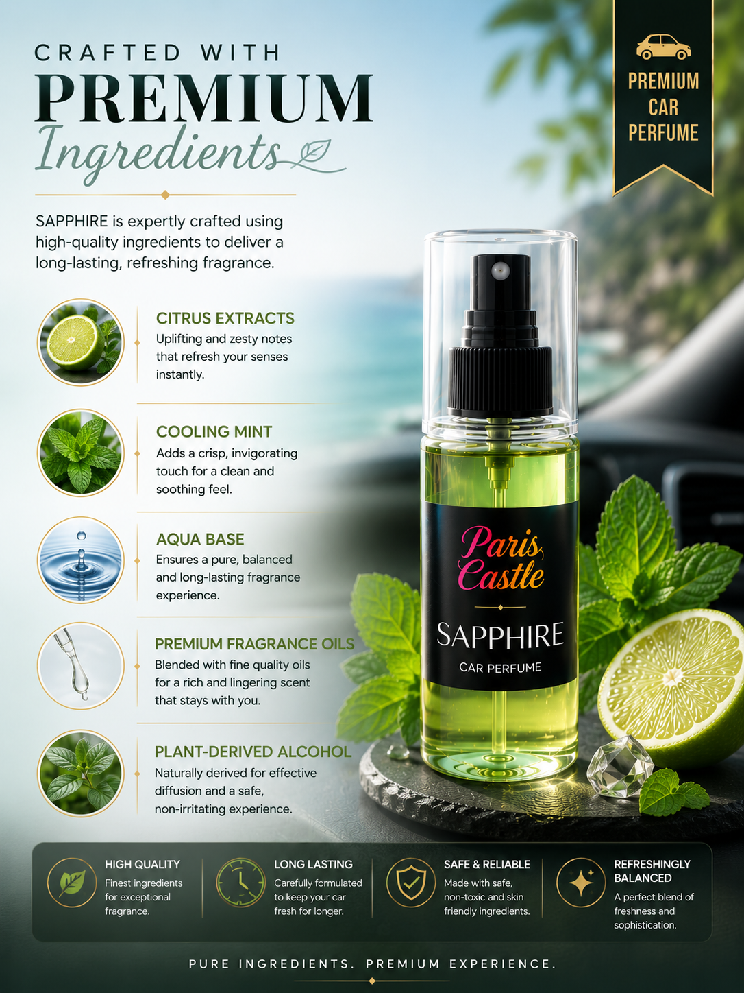 SAPPHIRE Premium Car Perfume